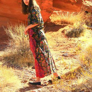 Reworked Vintage Caftan Dress Mary